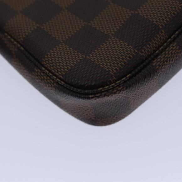 LOUIS VUITTON Damier Ebene Mini Pochette Accessoires Pouch N58009 LV Auth ac3267 - Picture 15 of 16